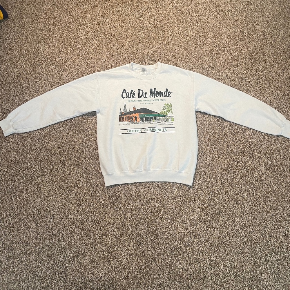 Cafe Du Monde Crewneck Sweater S